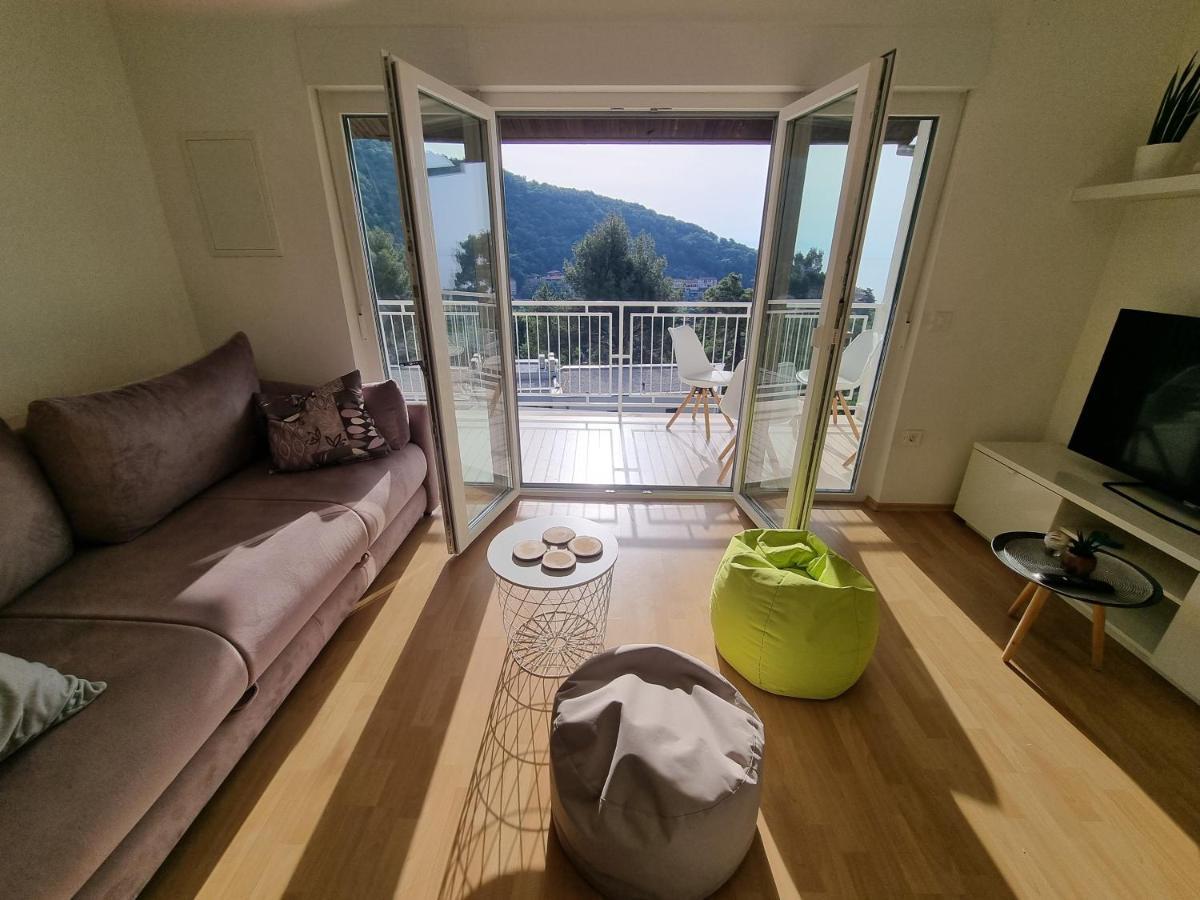 Seaview Apartment Luka With Free Private Parking In Мощеницька Драга Екстер'єр фото